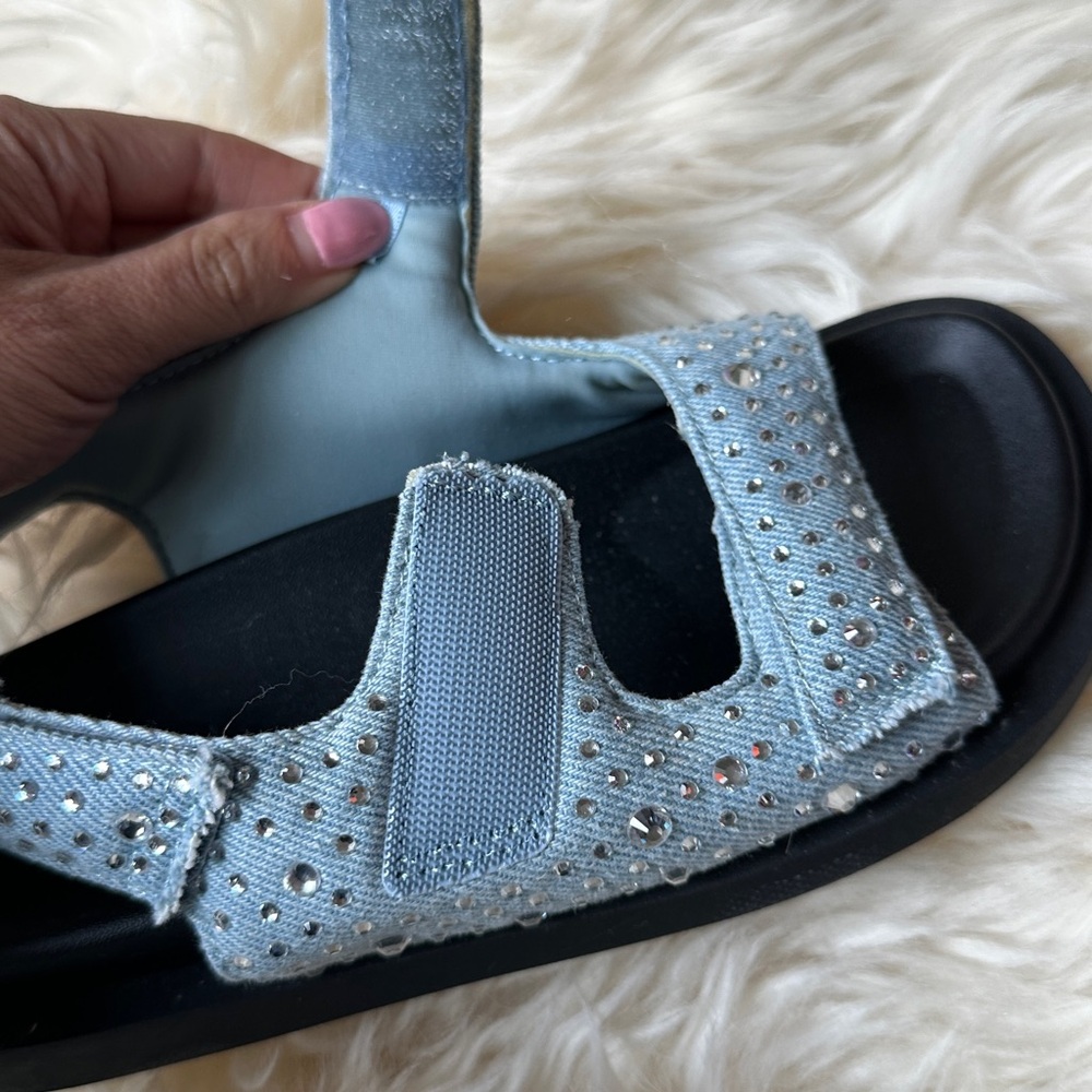 Zara Kids Light Blue Sandals - Picture 8 of 8